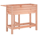 vidaXL tömör duglászfenyő ültetőláda összecsukható asztallappal