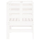 vidaXL 2 db fehér tömör fenyőfa kerti szék 61,5 x 53 x 71 cm