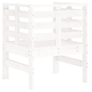 vidaXL 2 db fehér tömör fenyőfa kerti szék 61,5 x 53 x 71 cm