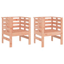vidaXL 2 db tömör duglászfenyő kerti szék 61,5 x 53 x 71 cm