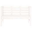 vidaXL fehér tömör fenyőfa kerti pad 111,5 x 53 x 71 cm