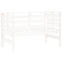 vidaXL fehér tömör fenyőfa kerti pad 111,5 x 53 x 71 cm