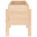 vidaXL tömör fenyő kerti növénytartó 62 x 30 x 38 cm