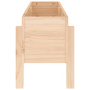 vidaXL tömör fenyőfa kerti magaságyás 101 x 30 x 38 cm