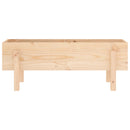 vidaXL tömör fenyőfa kerti magaságyás 101 x 30 x 38 cm