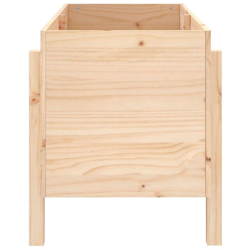 vidaXL tömör fenyőfa kerti magaságyás 101 x 50 x 57 cm