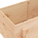 vidaXL tömör fenyőfa kerti magaságyás 101 x 50 x 57 cm