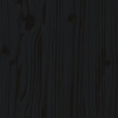 vidaXL fekete tömör fenyő kerti növénytartó 40x40x39 cm