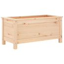 vidaXL tömör fenyőfa növénytartó 82,5x40x39 cm