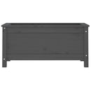 vidaXL szürke tömör fenyő kerti növénytartó 82,5x40x39 cm