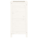 vidaXL fehér tömör fenyő kerti növénytartó 40x40x78 cm