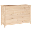 vidaXL tömör fenyőfa kerti magaságyás 119,5 x 40 x 78 cm