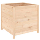 vidaXL tömör fenyőfa növénytartó 82,5x82,5x78 cm