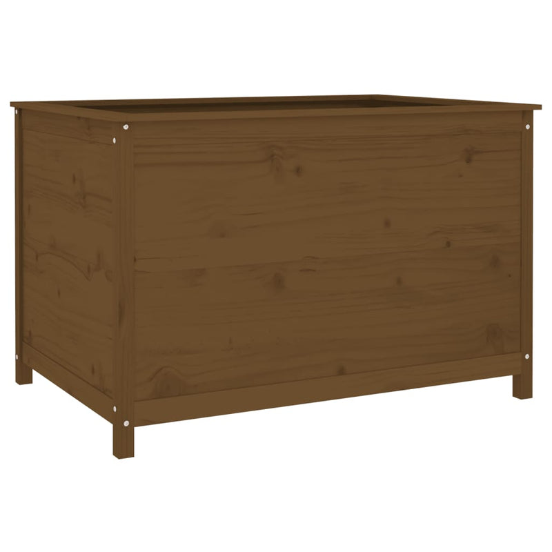 vidaXL mézbarna tömör fenyőfa kerti magaságyás 119,5 x 82,5 x 78 cm