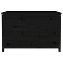vidaXL fekete tömör fenyőfa kerti magaságyás 119,5 x 82,5 x 78 cm