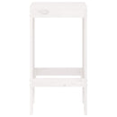 vidaXL 2 db fehér tömör fenyőfa bárszék 40x36x75 cm