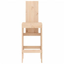 vidaXL 2 db tömör fenyőfa ülőke 40x42x120 cm