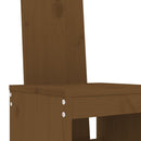 vidaXL 2 db mézbarna tömör fenyőfa bárszék 40x42x120 cm