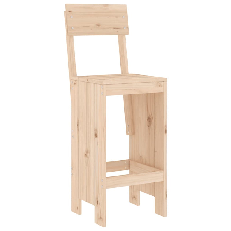 vidaXL 2 db tömör fenyőfa ülőke 40x48,5x115,5 cm