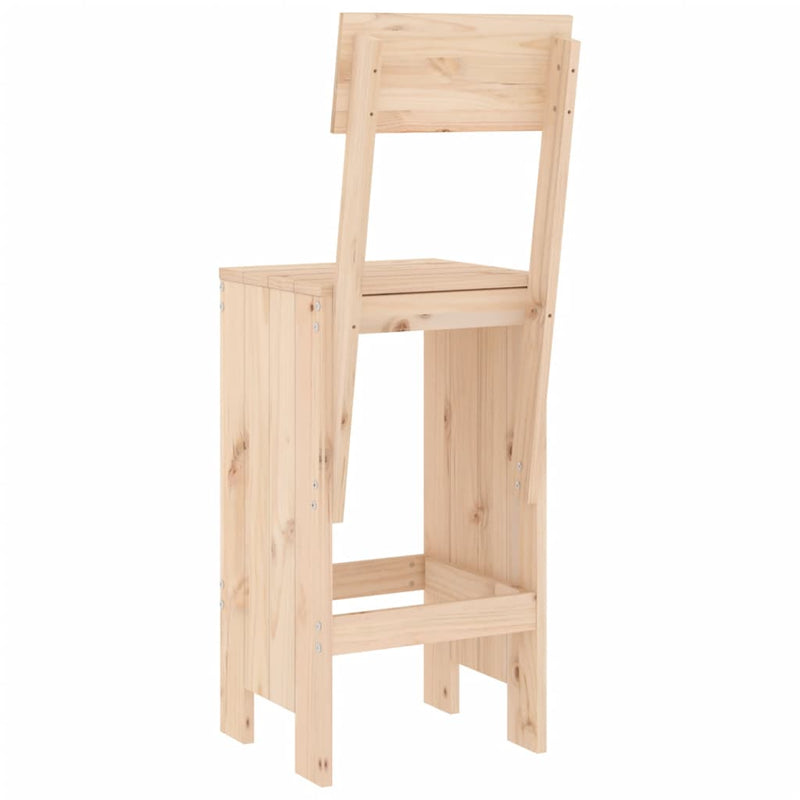 vidaXL 2 db tömör fenyőfa ülőke 40x48,5x115,5 cm