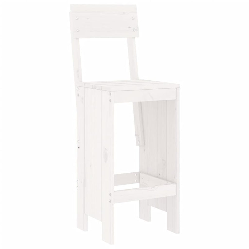 vidaXL 2 db fehér tömör fenyőfa ülőke 40x48,5x115,5 cm