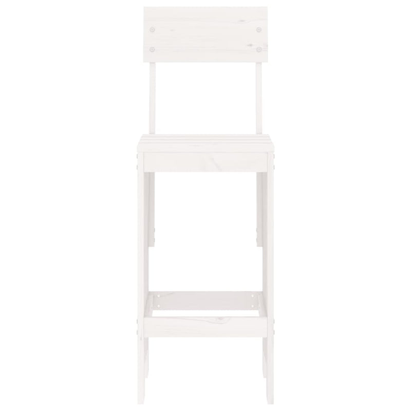 vidaXL 2 db fehér tömör fenyőfa ülőke 40x48,5x115,5 cm