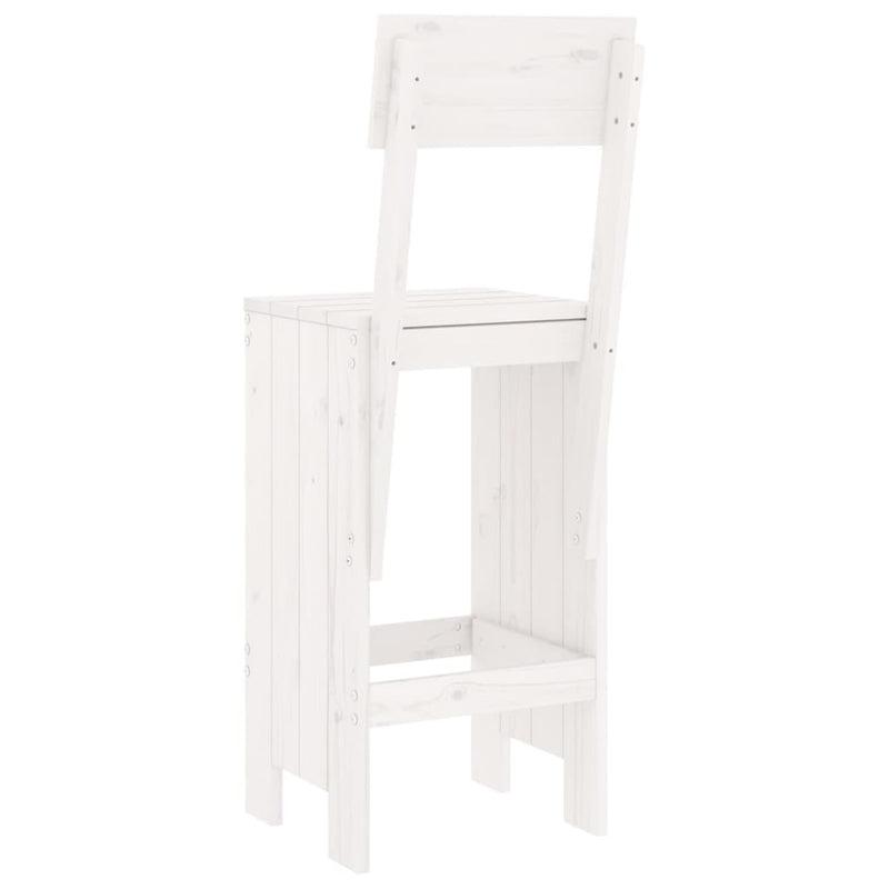 vidaXL 2 db fehér tömör fenyőfa ülőke 40x48,5x115,5 cm
