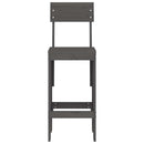 vidaXL 2 db szürke tömör fenyőfa ülőke 40x48,5x115,5 cm