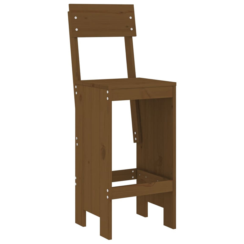 vidaXL 2 db mézbarna tömör fenyőfa ülőke 40x48,5x115,5 cm