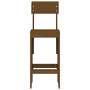 vidaXL 2 db mézbarna tömör fenyőfa ülőke 40x48,5x115,5 cm