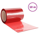 vidaXL piros PVC ajtófüggöny 300 mm x 2,6 mm 10 m