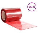vidaXL piros PVC ajtófüggöny 300 mm x 2,6 mm 25 m
