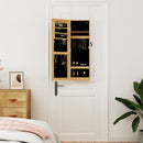 vidaXL falra szerelhető tükrös ékszerszekrény 30x8,5x90 cm