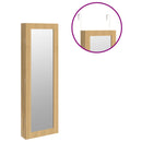 vidaXL falra szerelhető tükrös ékszerszekrény 30x8,5x90 cm