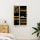 vidaXL falra szerelhető tükrös ékszerszekrény 37,5x10x106 cm