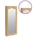 vidaXL falra szerelhető tükrös ékszerszekrény 37,5x10x90 cm