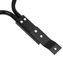 vidaXL fekete vas kerti fűnyíró henger fogantyúval 63 L