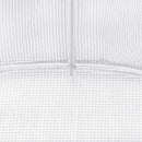 vidaXL fehér acélvázas melegház 6 m² 3 x 2 x 2 m