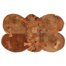 vidaXL tömör akácfa rönk bárasztal 90 x 54 x 105 cm