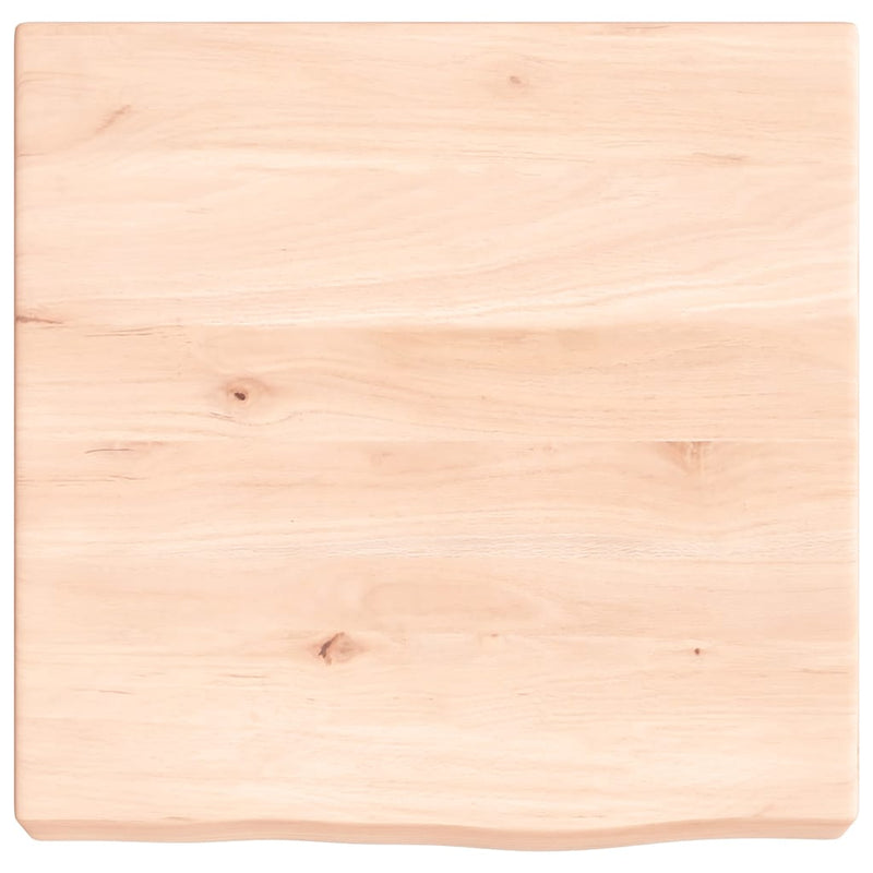 vidaXL kezeletlen tömör tölgyfa fali polc 40x40x(2-6) cm