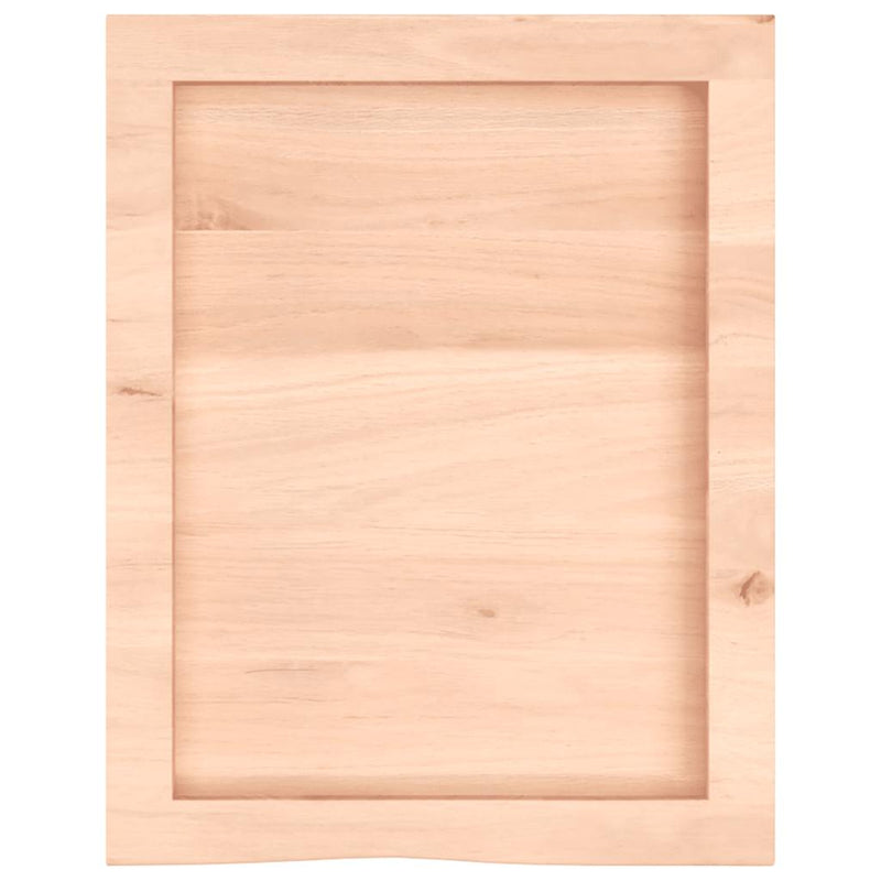 vidaXL kezeletlen tömör tölgyfa fali polc 40x50x(2-4) cm