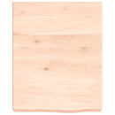 vidaXL kezeletlen tömör tölgyfa fali polc 40x50x(2-6) cm