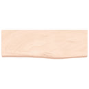 vidaXL kezeletlen tömör tölgyfa fali polc 60x20x4 cm