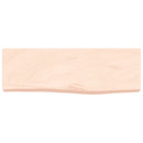 vidaXL kezeletlen tömör tölgyfa fali polc 60x20x6 cm