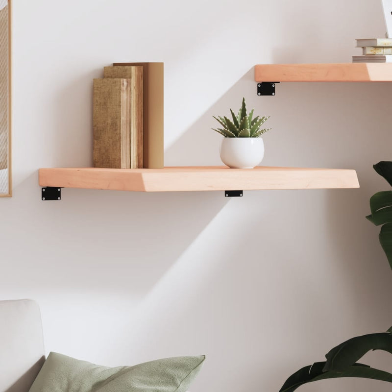 vidaXL kezeletlen tömör tölgyfa fali polc 60x50x(2-6) cm