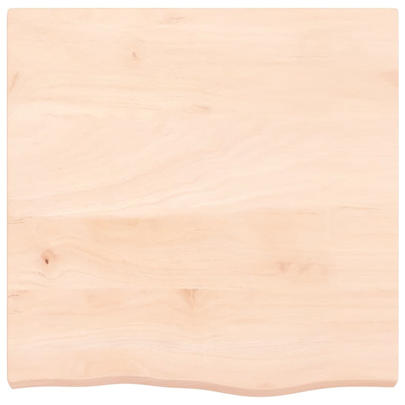 vidaXL kezeletlen tömör tölgyfa fali polc 60x60x(2-6) cm