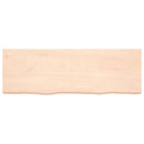 vidaXL kezeletlen tömör tölgyfa fali polc 180x60x(2-6) cm