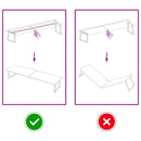 vidaXL kezeletlen tömör tölgyfa fali polc 220x60x(2-6) cm