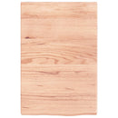 vidaXL világosbarna kezelt tömör tölgyfa fali polc 40x60x(2-4) cm