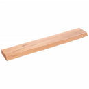 vidaXL világosbarna kezelt tömör tölgyfa fali polc 60x10x2 cm